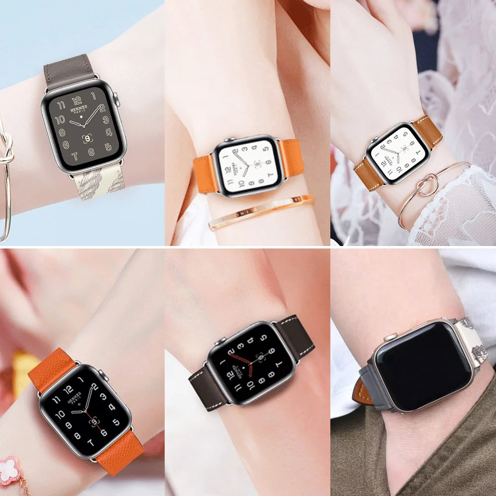 Leather Watch Straps for Apple Watch